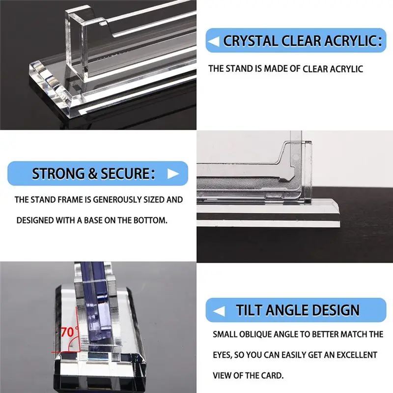 CYGJ-4 Pack Magnetic Card Holder Base Trading Card Stand Card Sleeves Protector Base For Standard Cards,Baseball Card Display
CYGJ-4 Pack Magnetic Card Holder Base Trading Card Stand Card Sleeves Protector Base For Standard Cards,Baseball Card Display