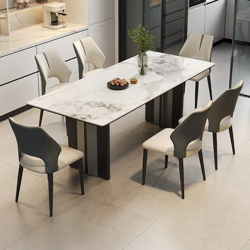 !@Dining Table, Chair, Rock Board, Living Room, Rectangular, Modern, Minimalist, Small-sized Dining Table for Home Use
!@Dining Table, Chair, Rock Board, Living Room, Rectangular, Modern, Minimalist, Small-sized Dining Table for Home Use