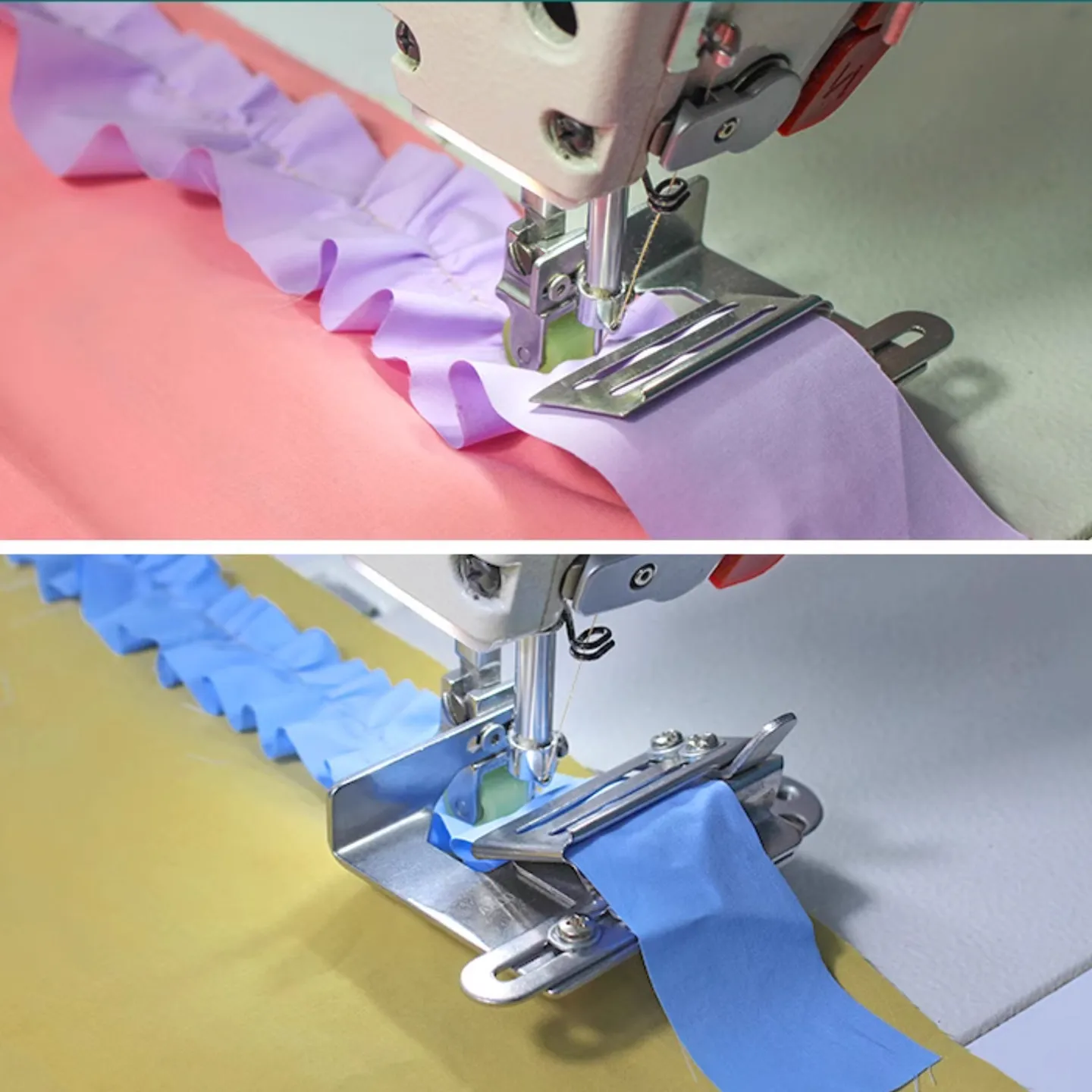 A800 Top Wrinkle Bottom Flat Roller Wrinkle Pressing Foot Skirt Lace Ear Edge Thin Material Special Discount Artifact
A800 Top Wrinkle Bottom Flat Roller Wrinkle Pressing Foot Skirt Lace Ear Edge Thin Material Special Discount Artifact