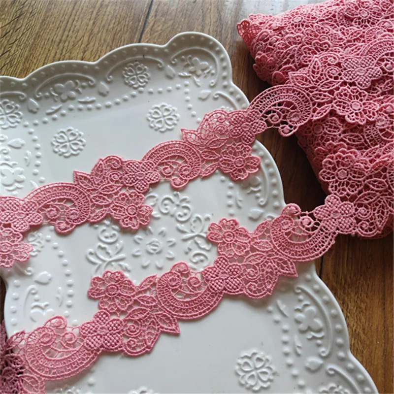 15Yards 6cm Width Shiny Pink Hollow Flower Venise Diy Venice Lace Clothing Accessories Of Various Garment,Bra.Skirt
15Yards 6cm Width Shiny Pink Hollow Flower Venise Diy Venice Lace Clothing Accessories Of Various Garment,Bra.Skirt