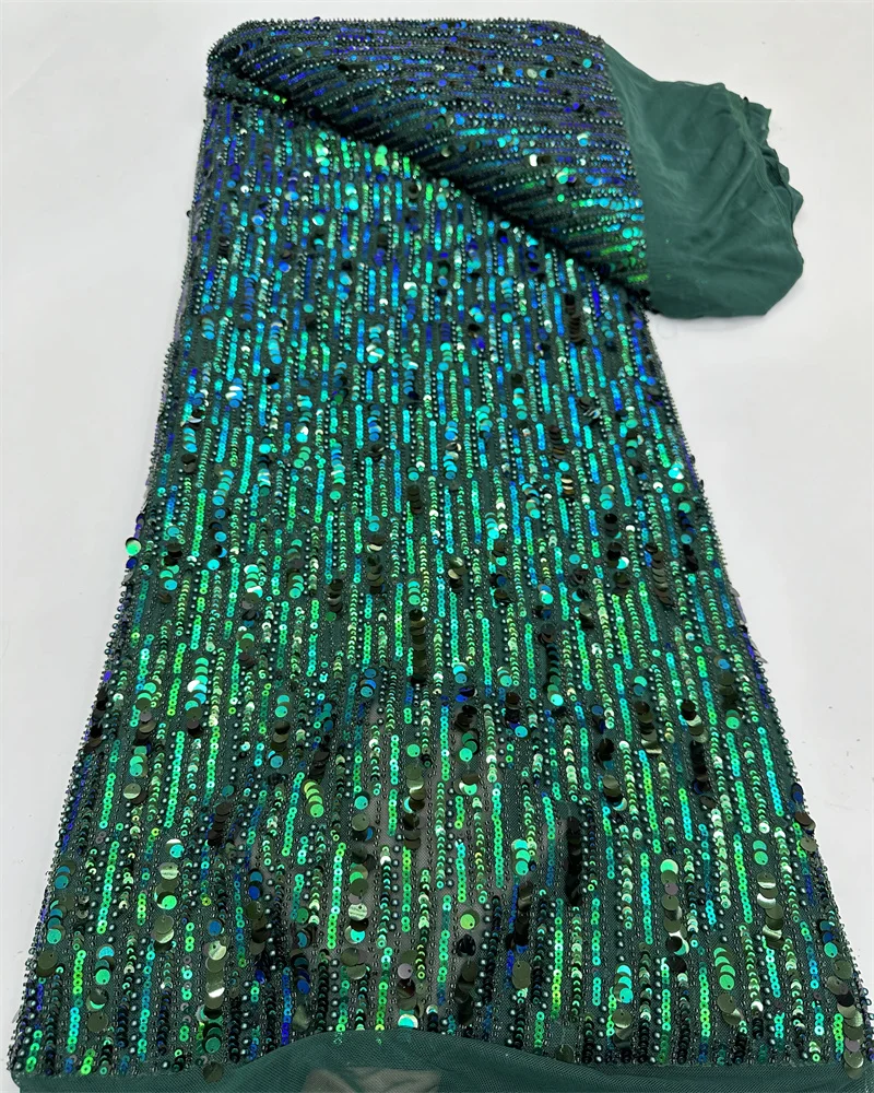 Luxury Beads Tube Embroidery African Lace Fabric 2024 High Quality French Sequined Tulle Fabric For Nigerian Wedding Party
Luxury Beads Tube Embroidery African Lace Fabric 2024 High Quality French Sequined Tulle Fabric For Nigerian Wedding Party