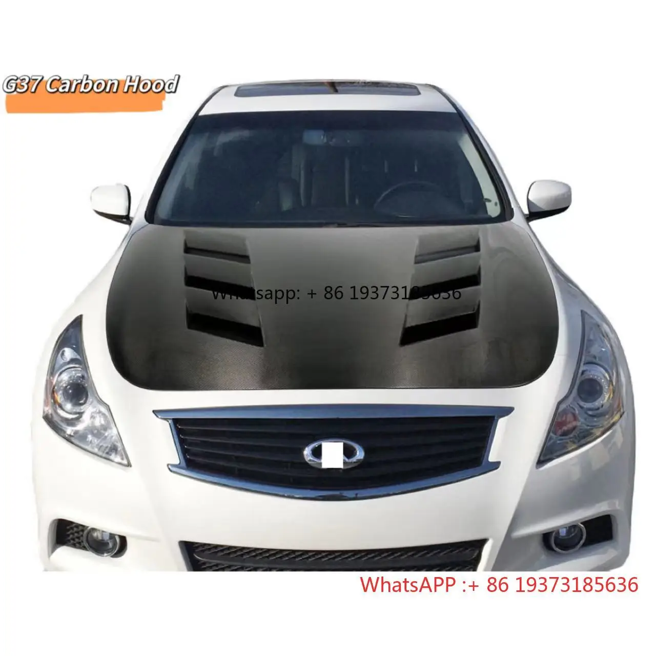 MRD G37 Sedan Coupe Carbon Hood for Infiniti Q37 2007-2013 Coupe Engine Cover Hood Bonnet Cover
MRD G37 Sedan Coupe Carbon Hood for Infiniti Q37 2007-2013 Coupe Engine Cover Hood Bonnet Cover