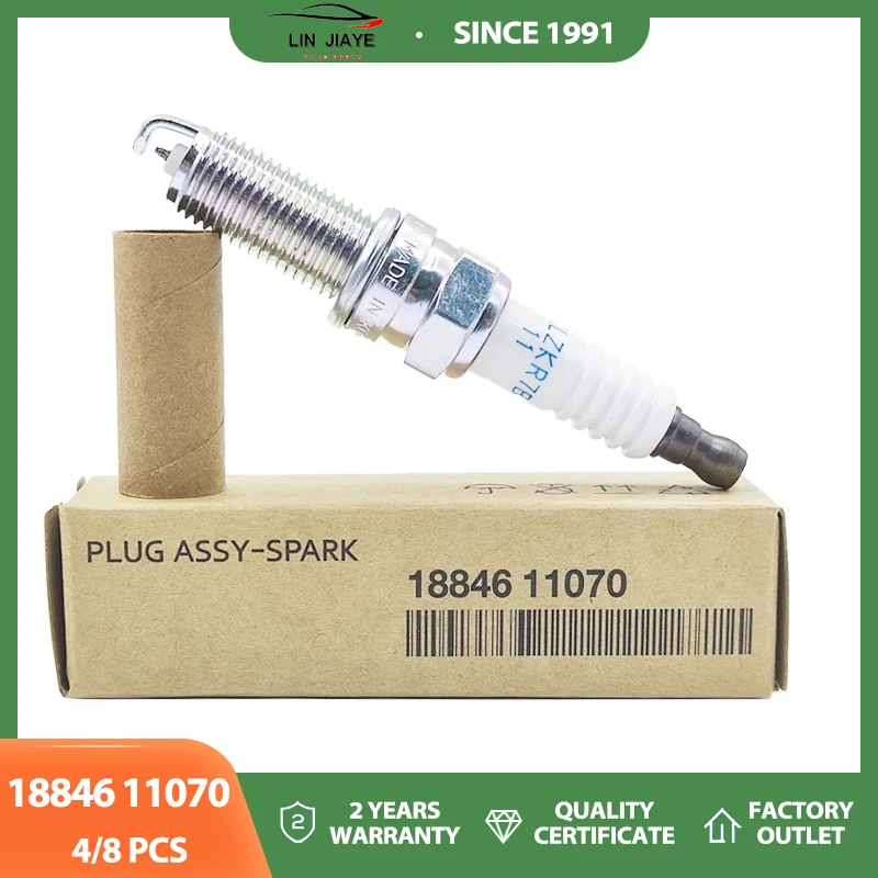 4PCS 8PCS Laser Iridium Spark Plug 18846 11070 For PEUGEOT 207 208 308 408 508 3008 5008 Citroen C4 C5 DS3 DS4 DS5 1.6
4PCS 8PCS Laser Iridium Spark Plug 18846 11070 For PEUGEOT 207 208 308 408 508 3008 5008 Citroen C4 C5 DS3 DS4 DS5 1.6
