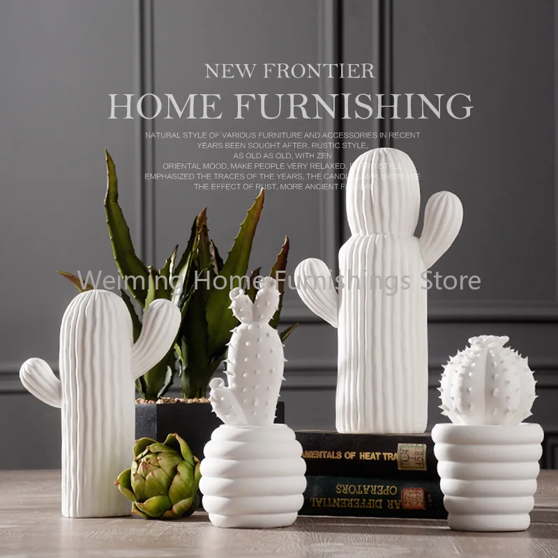 Nordic Simple Ceramic Cactus Ornament Light Luxury Creative Living Room Model Room Entrance Desktop Home Soft Decoration
Nordic Simple Ceramic Cactus Ornament Light Luxury Creative Living Room Model Room Entrance Desktop Home Soft Decoration