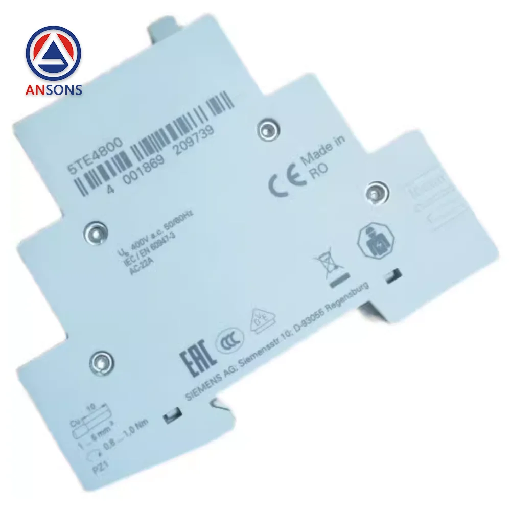 KM960340 KM204248 5TE4800 20A -400V KONE Elevator Maintenance Switch Ansons Elevator Spare Parts
KM960340 KM204248 5TE4800 20A -400V KONE Elevator Maintenance Switch Ansons Elevator Spare Parts