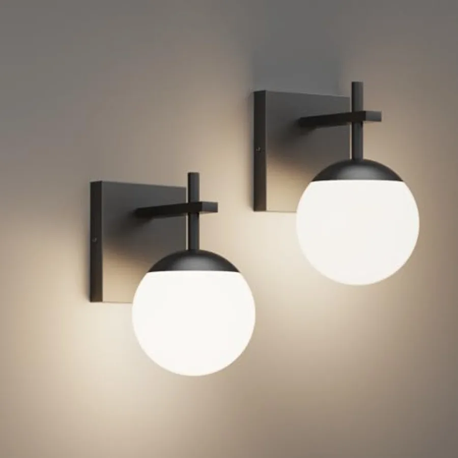 Indoor Wall Sconces Set of Mid Century Modern Bathroom Wall ing Fixtures Milky Glass Wall Lamp for Bedroom Living Room Vanity H
Indoor Wall Sconces Set of Mid Century Modern Bathroom Wall ing Fixtures Milky Glass Wall Lamp for Bedroom Living Room Vanity H