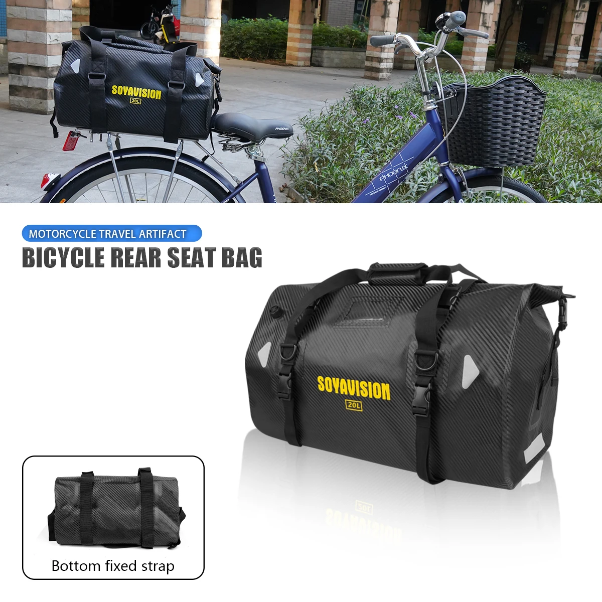 Motorcycle Travel Luggage Bag Waterproof Big Capacity Motor Tail/Trunk/Rack Bag For Most motorcycle bicycle
Motorcycle Travel Luggage Bag Waterproof Big Capacity Motor Tail/Trunk/Rack Bag For Most motorcycle bicycle