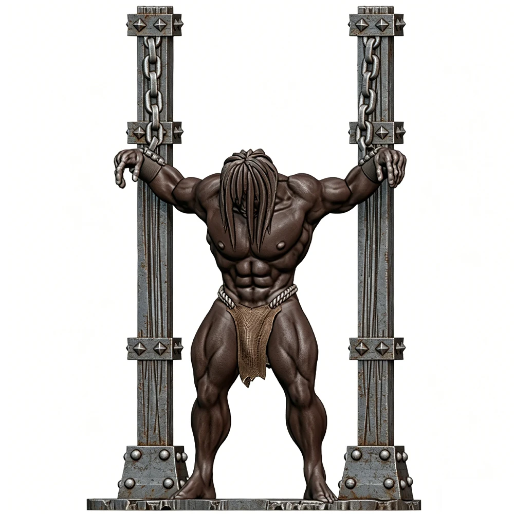 1/24 FUTA Captive Muscular Male Warrior Chains 3D Printed Gray Resin Statue GK Figure Toy Miniature Model Unpainted Unassembled
1/24 FUTA Captive Muscular Male Warrior Chains 3D Printed Gray Resin Statue GK Figure Toy Miniature Model Unpainted Unassembled