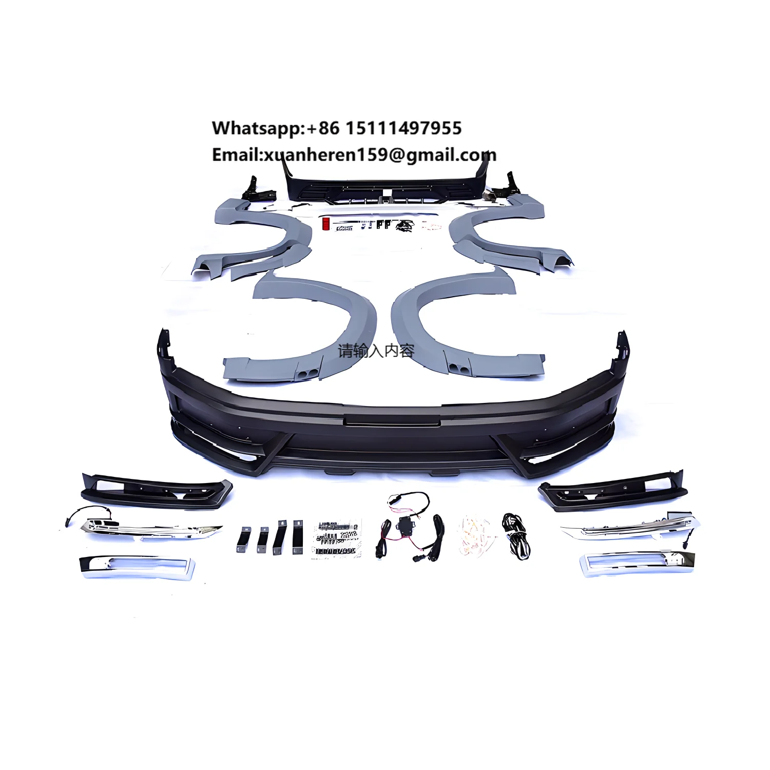 High Quality New Modified for for 200 Wide Body Bumper Kit for 2005-2019 PP Plastic Wheel Brow Enclosure Front/Rear
High Quality New Modified for for 200 Wide Body Bumper Kit for 2005-2019 PP Plastic Wheel Brow Enclosure Front/Rear