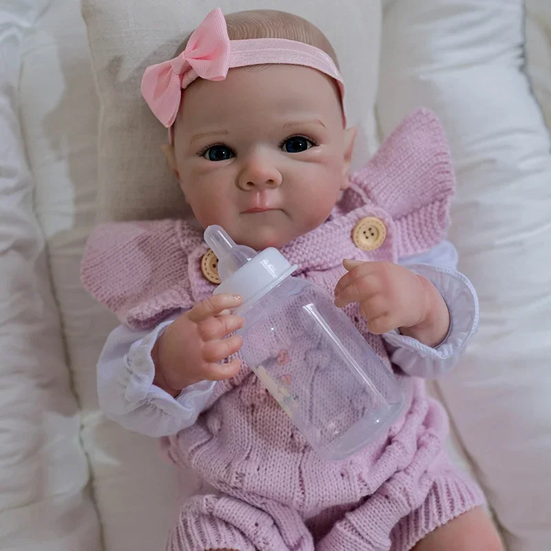 48CM Reborn Baby Doll Bettie Full Body Vinyl Newborn Baby Girls Hand Painted 3D Skin with Visible Veins muñeca bebe reborn nina
48CM Reborn Baby Doll Bettie Full Body Vinyl Newborn Baby Girls Hand Painted 3D Skin with Visible Veins muñeca bebe reborn nina