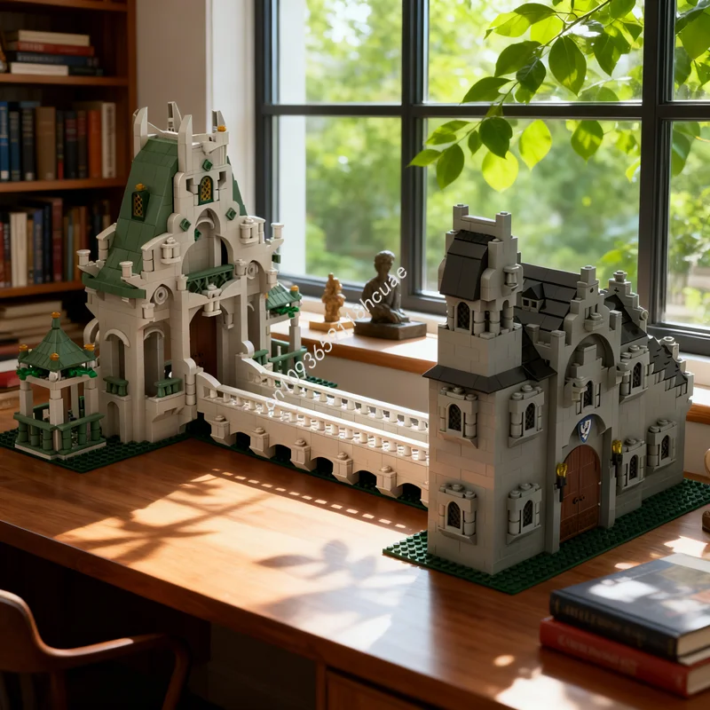 218pcs MOC Castle Medieval Bridge Model Building Blocks Assemble Architecture Christmas Gifts DIY Toy Education Creative Idea
218pcs MOC Castle Medieval Bridge Model Building Blocks Assemble Architecture Christmas Gifts DIY Toy Education Creative Idea