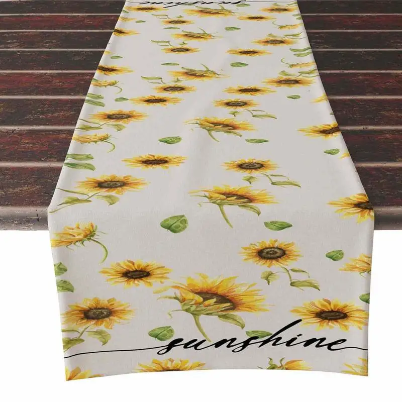 Sunflower Dining Table Runner 13X72 Sunshine Floral Table Runner Protective Party Decor Soft Table Cloth For Party Home Spring
Sunflower Dining Table Runner 13X72 Sunshine Floral Table Runner Protective Party Decor Soft Table Cloth For Party Home Spring