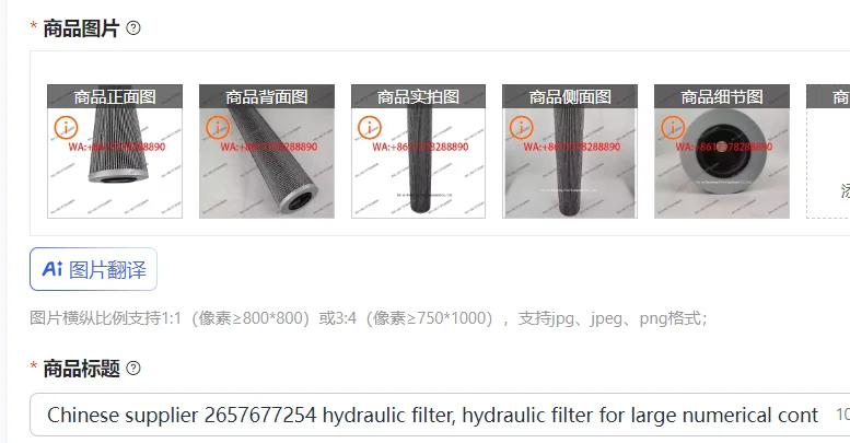 Chinese supplier 2657677254 hydraulic filter, hydraulic filter for large numerical control machine tools
Chinese supplier 2657677254 hydraulic filter, hydraulic filter for large numerical control machine tools