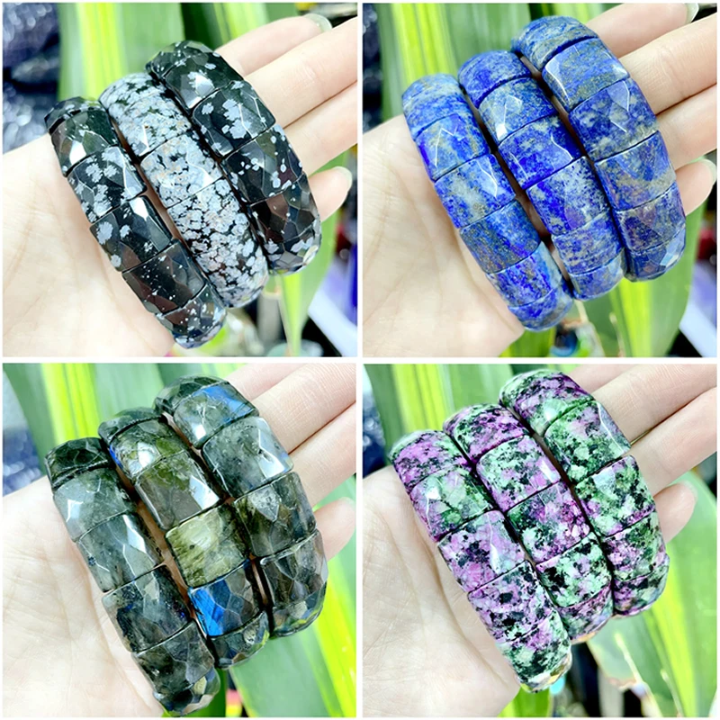 Wholesale New 12X15MM Faced Square Bracelet Natural Lapis lazuli Amazon Crystal Elastic Bracelet Men's and Women's Charm Jewelry
Wholesale New 12X15MM Faced Square Bracelet Natural Lapis lazuli Amazon Crystal Elastic Bracelet Men's and Women's Charm Jewelry