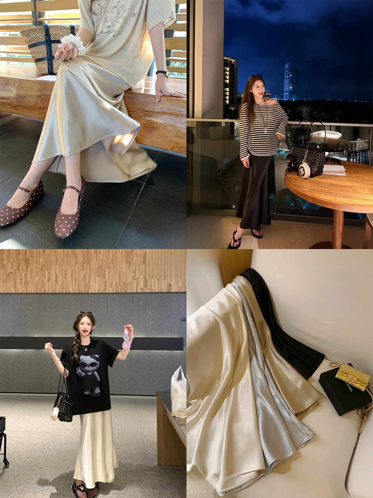 FF BLUE Opulent Half Skirt with Four Colors Gold Plated Beads Fish Tail Silken Draped Water Light Satin mid Waist H Type Skirt
FF BLUE Opulent Half Skirt with Four Colors Gold Plated Beads Fish Tail Silken Draped Water Light Satin mid Waist H Type Skirt
