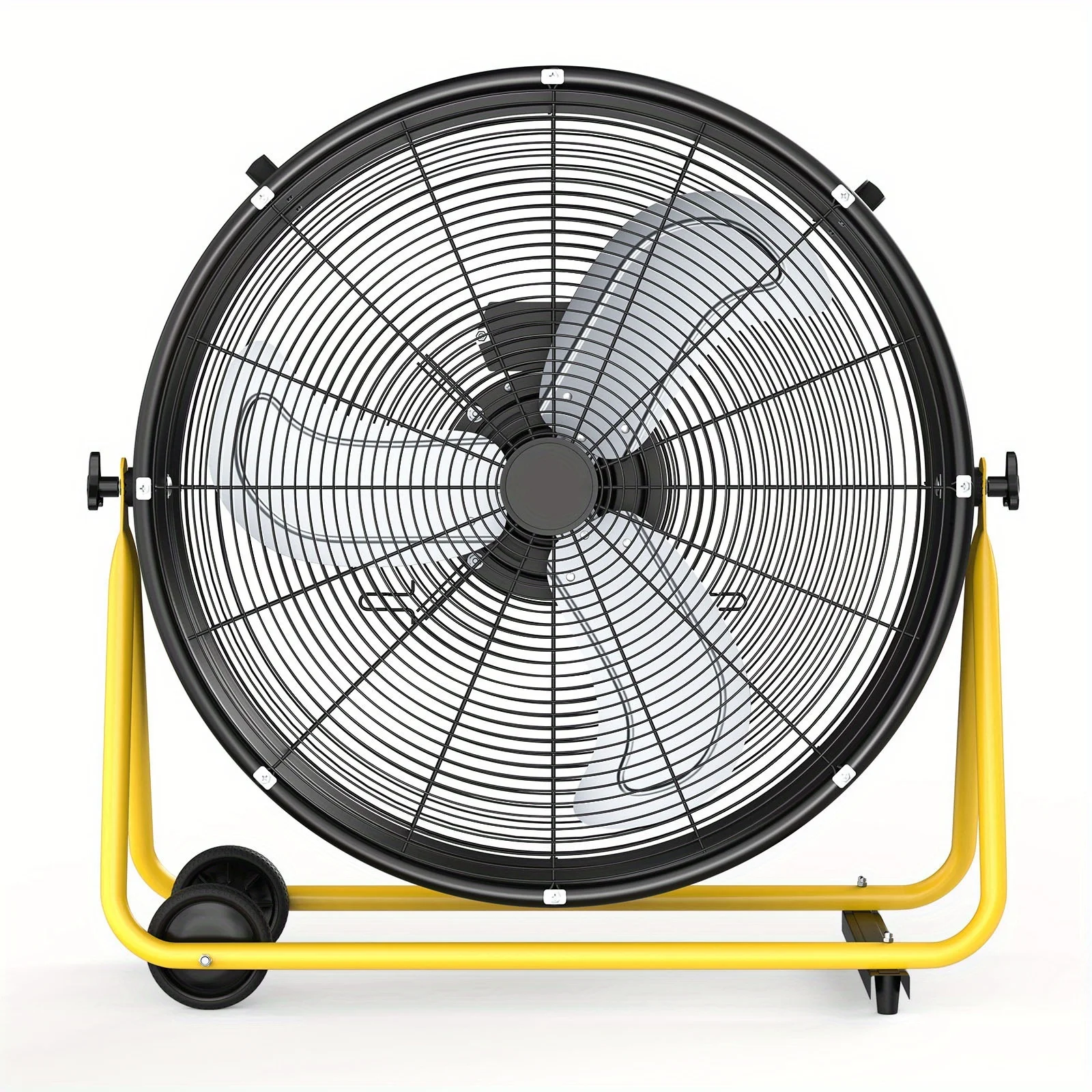 24-Inch Floor Fan Professional Regenerative Blower - Industrial Floor Fan with Handle And Swivel Casters, 3-Speed Adjustable 8500 CFM Ideal for Home Renovations, Commercial, Residential, Warehouse, And Patio Use High-Speed Metal Blower
24-Inch Floor Fan Professional Regenerative Blower - Industrial Floor Fan with Handle And Swivel Casters, 3-Speed Adjustable 8500 CFM Ideal for Home Renovations, Commercial, Residential, Warehouse, And Patio Use High-Speed Metal Blower