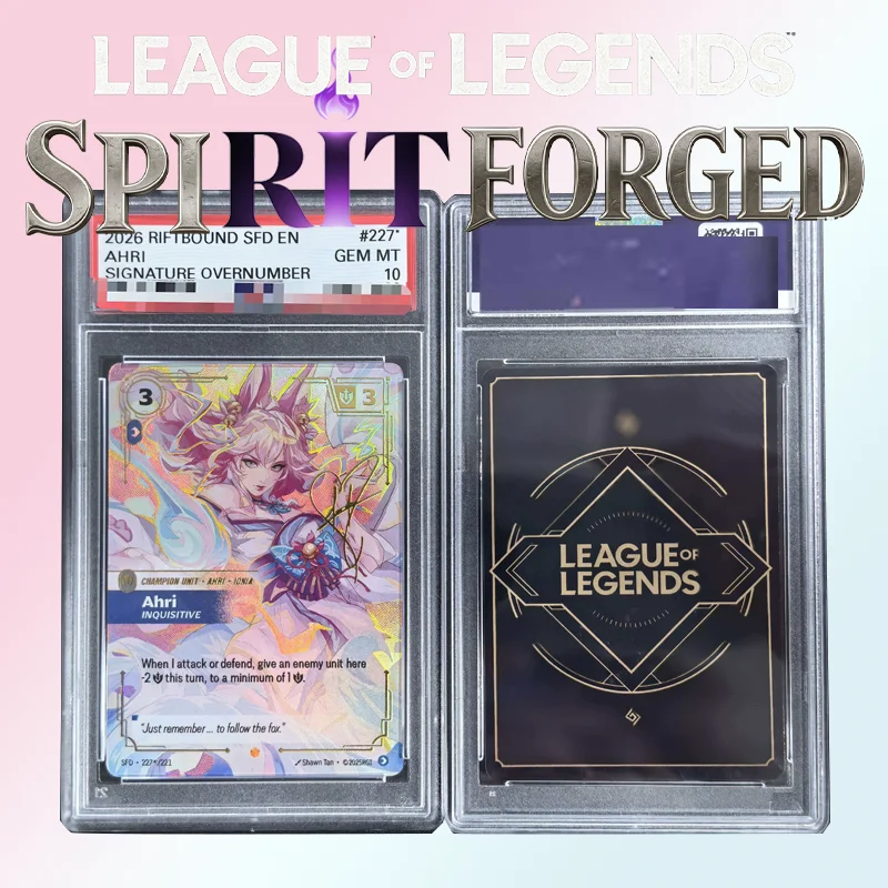 Diy Proxy Card English 2026 League of Legends Sfd-Spiritforged #227* Ahri Signature Overnumber Collection Anime Game Card
Diy Proxy Card English 2026 League of Legends Sfd-Spiritforged #227* Ahri Signature Overnumber Collection Anime Game Card