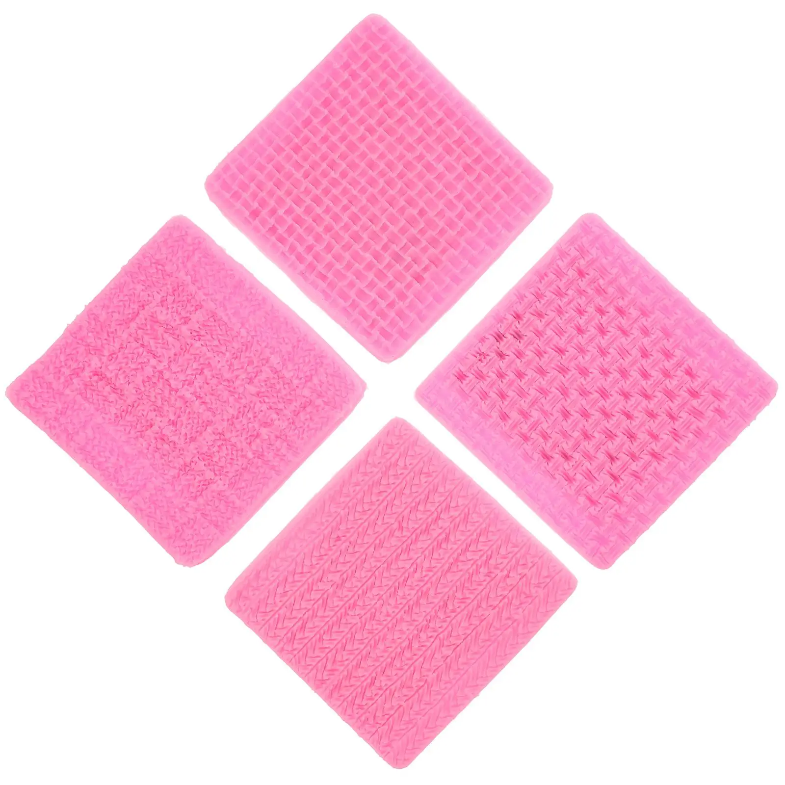 4 PCS Supplies Silicone Mold Fondant for Cake DIY Baking Molds Candy Decorating Pink
4 PCS Supplies Silicone Mold Fondant for Cake DIY Baking Molds Candy Decorating Pink