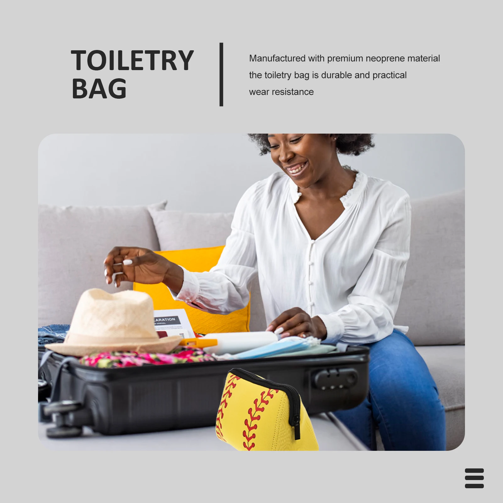 Baseball Storage Bag Makeup Toiletry for Women High Quality Travel Bags Diving Cloth Miss
Baseball Storage Bag Makeup Toiletry for Women High Quality Travel Bags Diving Cloth Miss