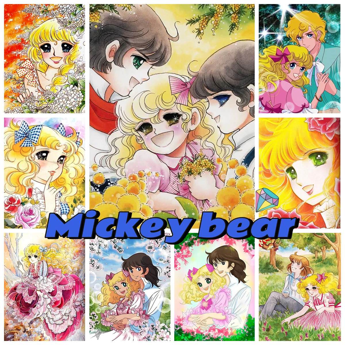 Japanese Anime New Candy Candy DIY Diamond Painting Cartoon Cute Girl Diamond Embroidery Mosaic Oil Painting Comics Home Decor
Japanese Anime New Candy Candy DIY Diamond Painting Cartoon Cute Girl Diamond Embroidery Mosaic Oil Painting Comics Home Decor