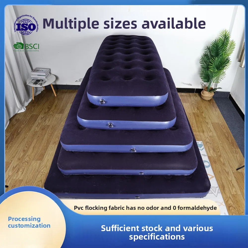 Inflatable Plush Velvet Sleeping Pad for Outdoor Camping One Person Foldable Air Mattress Ground Mat for Home Use
Inflatable Plush Velvet Sleeping Pad for Outdoor Camping One Person Foldable Air Mattress Ground Mat for Home Use