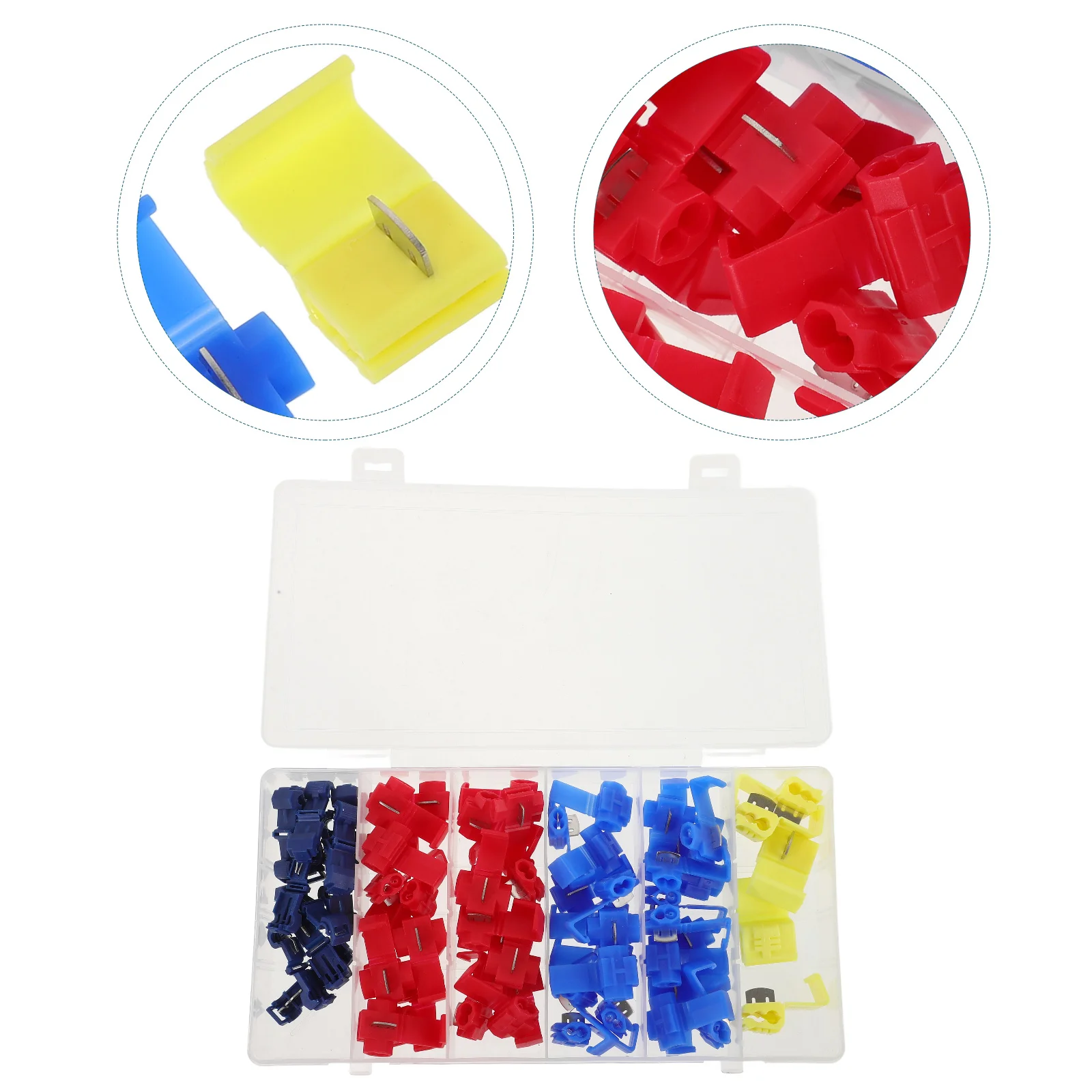 65Pcs T-tap Wire Terminals Wire Tap Connectors Male Quick Disconnects Electrical Connectors Kit wire connectors kit
65Pcs T-tap Wire Terminals Wire Tap Connectors Male Quick Disconnects Electrical Connectors Kit wire connectors kit
