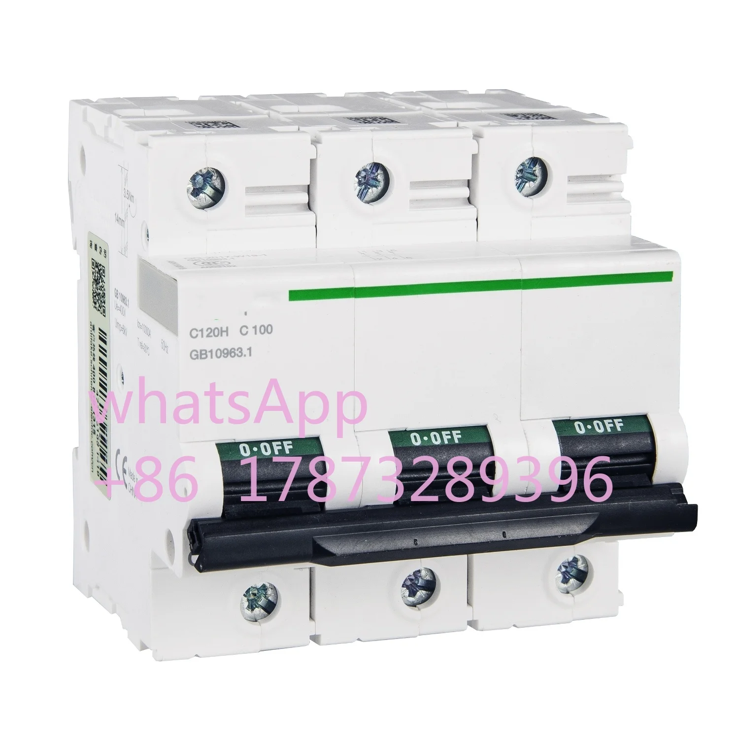 A9N19818 C120H 3P C 100A 3P | 100А | C | Миниатюрный автоматический выключатель 10KA C120
A9N19818 C120H 3P C 100A 3P | 100А | C | Миниатюрный автоматический выключатель 10KA C120