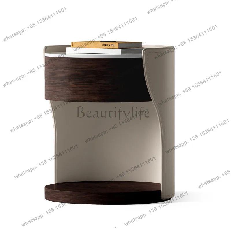 LS bedside table designer Italian creative shelf simple bedroom bedside table round
LS bedside table designer Italian creative shelf simple bedroom bedside table round