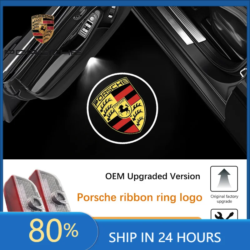 Наклейки для интерьера автомобиля Porsche с LED-подсветкой логотипа на двери, светящиеся проекционные логотипы для Porsche Cayenne, Boxster, Macan, S3, S4, 911, Carrera4, Cayman
Наклейки для интерьера автомобиля Porsche с LED-подсветкой логотипа на двери, светящиеся проекционные логотипы для Porsche Cayenne, Boxster, Macan, S3, S4, 911, Carrera4, Cayman