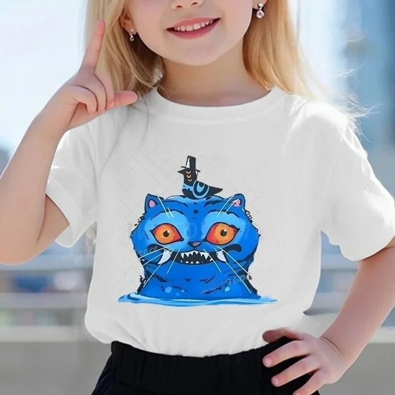Kpop Demon Hunters Merch T-shirt for Children K-Pop Demon Hunters Tiger Print Fashion Tops Casual Girls Boys 2025 Movie T Shirt
Kpop Demon Hunters Merch T-shirt for Children K-Pop Demon Hunters Tiger Print Fashion Tops Casual Girls Boys 2025 Movie T Shirt
