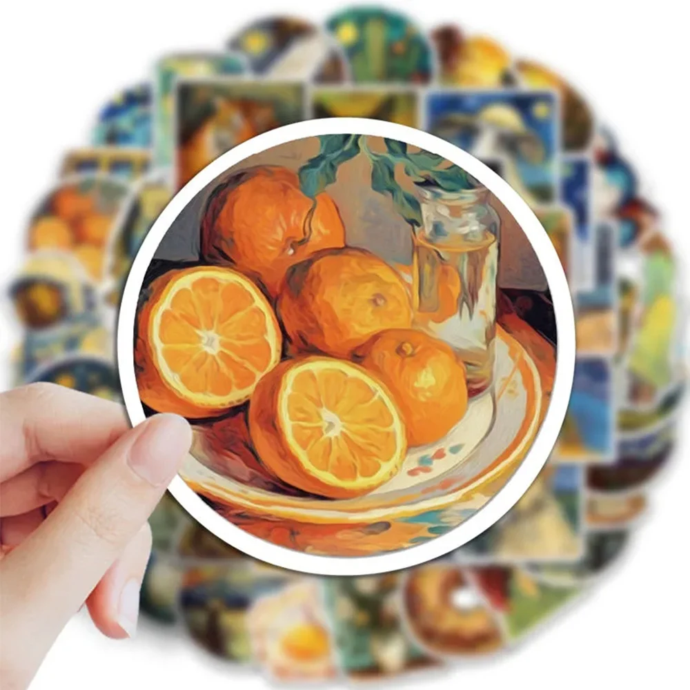 10/30/50pcs Retro Cartoon Oil Painting Stickers Aesthetic Art Decals DIY Scrapbook Suitcase Phone Creative Graffiti Sticker Pack
10/30/50pcs Retro Cartoon Oil Painting Stickers Aesthetic Art Decals DIY Scrapbook Suitcase Phone Creative Graffiti Sticker Pack