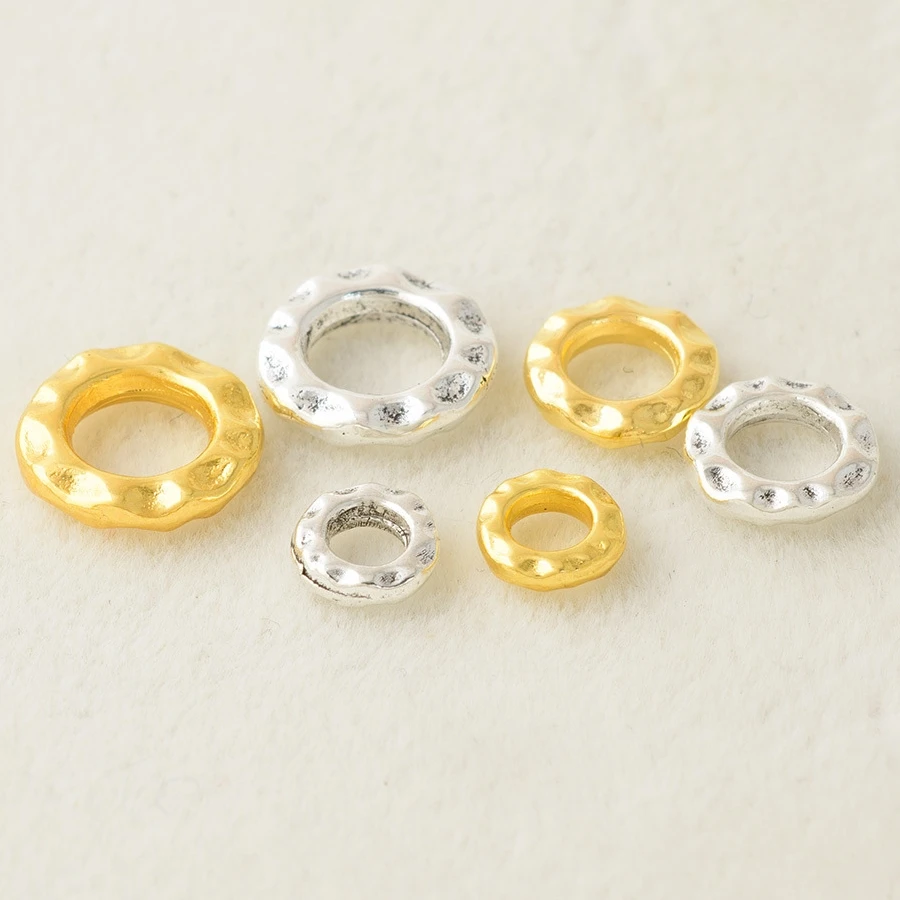 BoYuTe (100 Pieces/Lot) 4-6-8-10mm Alloy Circular Spacer Bracelet Necklace Handmade Bead DIY Jewelry Accessories Loose Beads
BoYuTe (100 Pieces/Lot) 4-6-8-10mm Alloy Circular Spacer Bracelet Necklace Handmade Bead DIY Jewelry Accessories Loose Beads