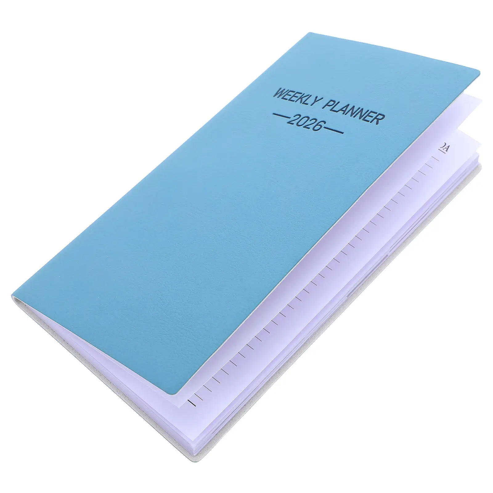 2026 Compact A6 Weekly Planner Slim Portable Schedule Book Faux PU Cover Sewn Binding Thick Paper Travel-Friendly Pocket Office
2026 Compact A6 Weekly Planner Slim Portable Schedule Book Faux PU Cover Sewn Binding Thick Paper Travel-Friendly Pocket Office