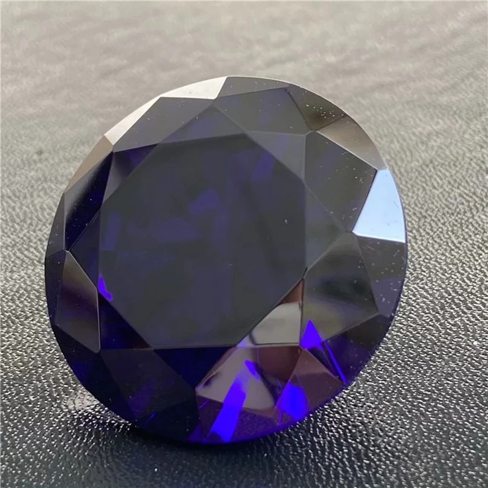 60mm Blue Sapphire Cubic Zirconia Big Size Synthetic Round Zircon Loose Stones Ornament
60mm Blue Sapphire Cubic Zirconia Big Size Synthetic Round Zircon Loose Stones Ornament