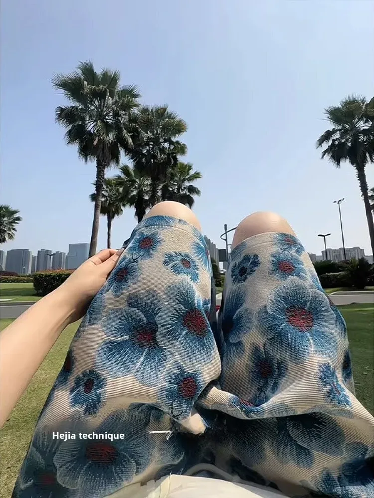 Hawaii Vaion Sle Beach orts Мужские летние тонкие свободные повседневные синие брюки с цветочным принтом длиной четырех пятых дышащих прямых...
Hawaii Vaion Sle Beach orts Мужские летние тонкие свободные повседневные синие брюки с цветочным принтом длиной четырех пятых дышащих прямых...