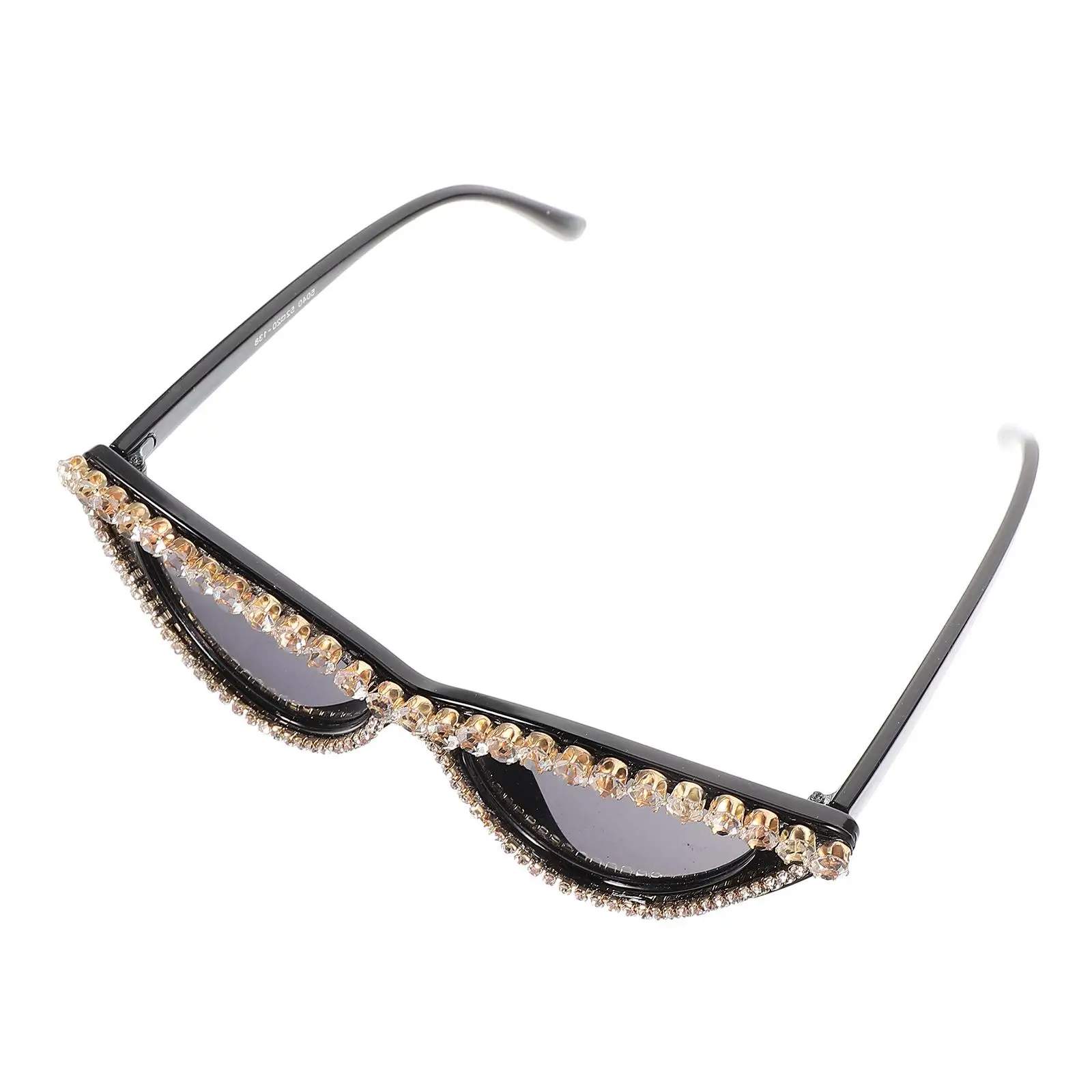 Diamond Inlaid Cat Eye Sunglasses Black Women Fashion Stylish Beach Party Photo Shoot Lightweight Trendy Personalized Rhinestone
Diamond Inlaid Cat Eye Sunglasses Black Women Fashion Stylish Beach Party Photo Shoot Lightweight Trendy Personalized Rhinestone