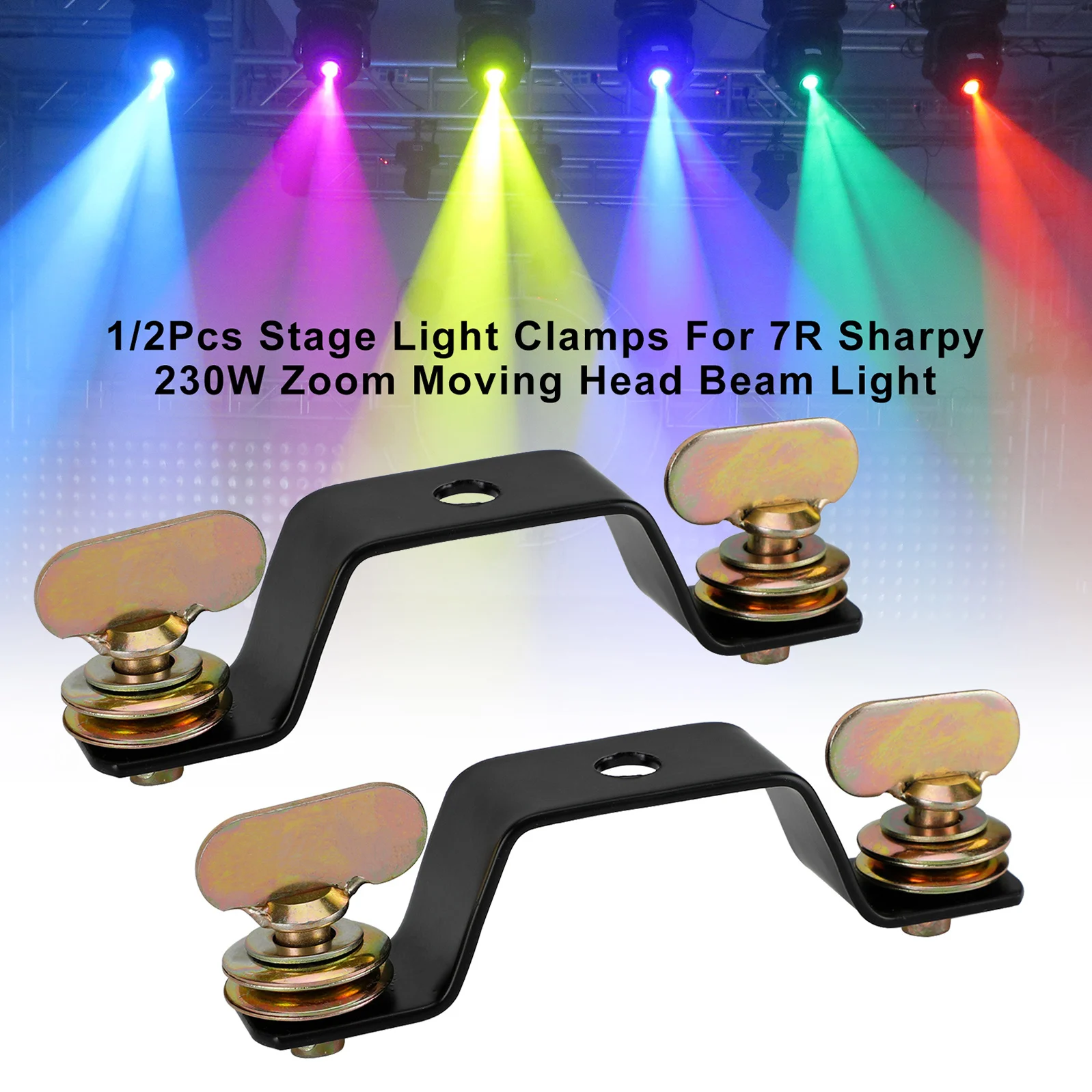 Areyourshop 2Pcs Stage Light Clamps For 7R Sharpy 230W Zoom Moving Head Beam Light
Areyourshop 2Pcs Stage Light Clamps For 7R Sharpy 230W Zoom Moving Head Beam Light