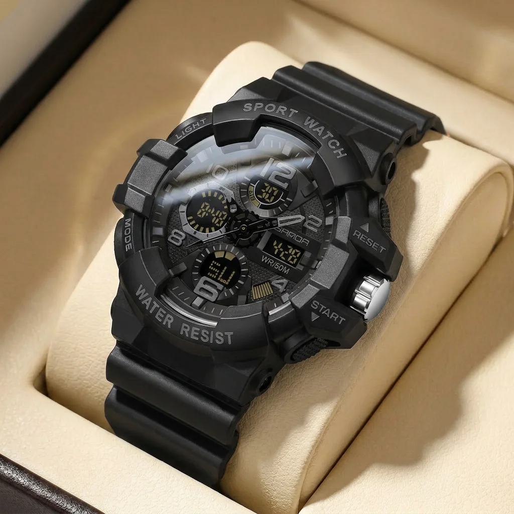 1pcs Men's black dial silicone strap vintage fashion classic fashion details Quartz Watch for business party holiday
1pcs Men's black dial silicone strap vintage fashion classic fashion details Quartz Watch for business party holiday