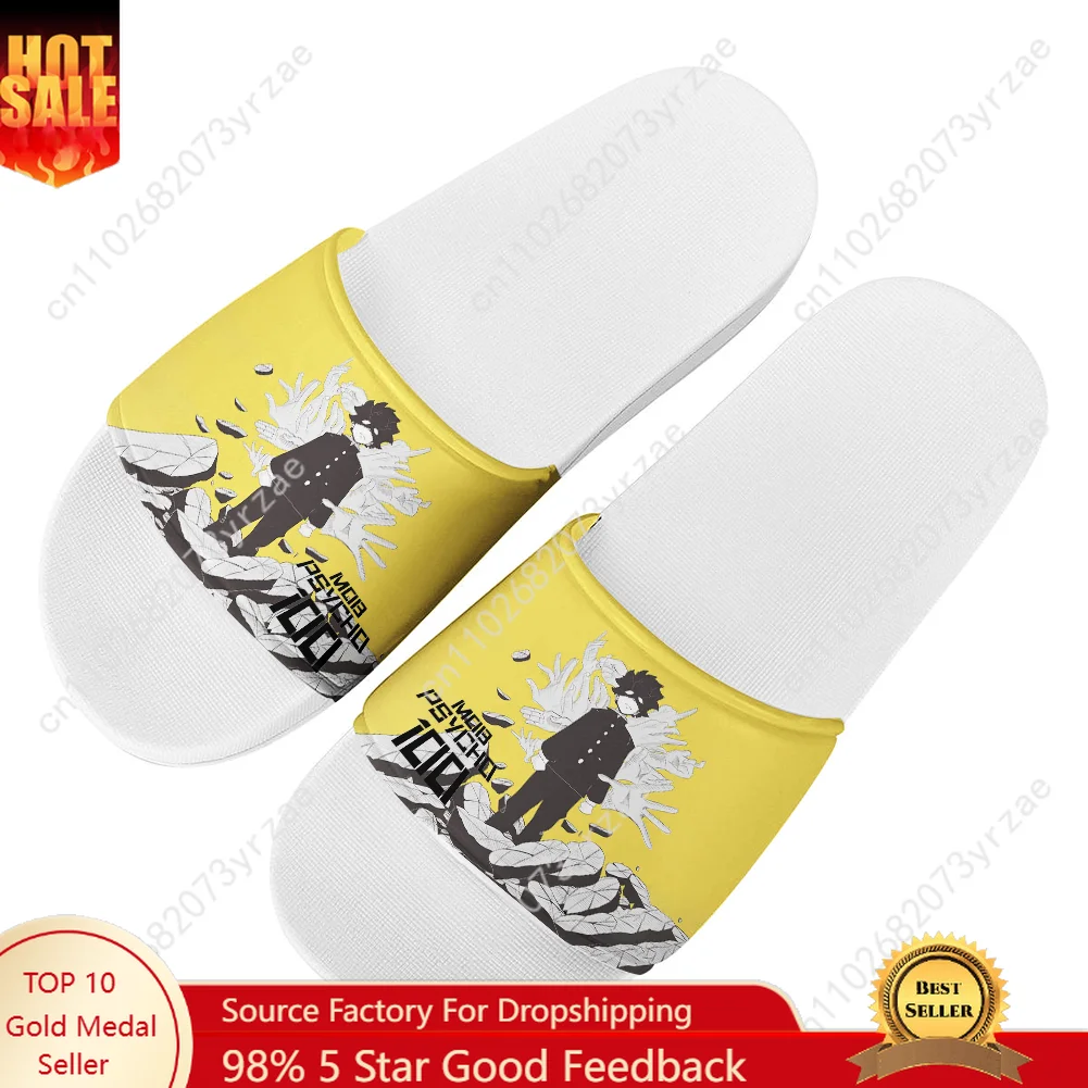 Сандалии Mob Psycho 100, домашние тапочки, обувь для воды, мужские и женские подростковые модные туфли для ванной комнаты, пляжа, бассейна, тапочки на заказ 
Сандалии Mob Psycho 100, домашние тапочки, обувь для воды, мужские и женские подростковые модные туфли для ванной комнаты, пляжа, бассейна, тапочки на заказ