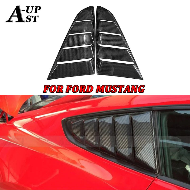 For Ford Mustang carbon fiber rear window vent side vent covers shutters triangular window Splitter body kit
For Ford Mustang carbon fiber rear window vent side vent covers shutters triangular window Splitter body kit