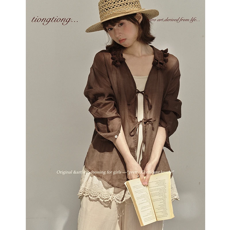New Arrival Summer Arts Style Women Loose Fit Casual Peter Pan Collar Blouse Casual Good Quality Cotton Open Stitch Shirts T198
New Arrival Summer Arts Style Women Loose Fit Casual Peter Pan Collar Blouse Casual Good Quality Cotton Open Stitch Shirts T198