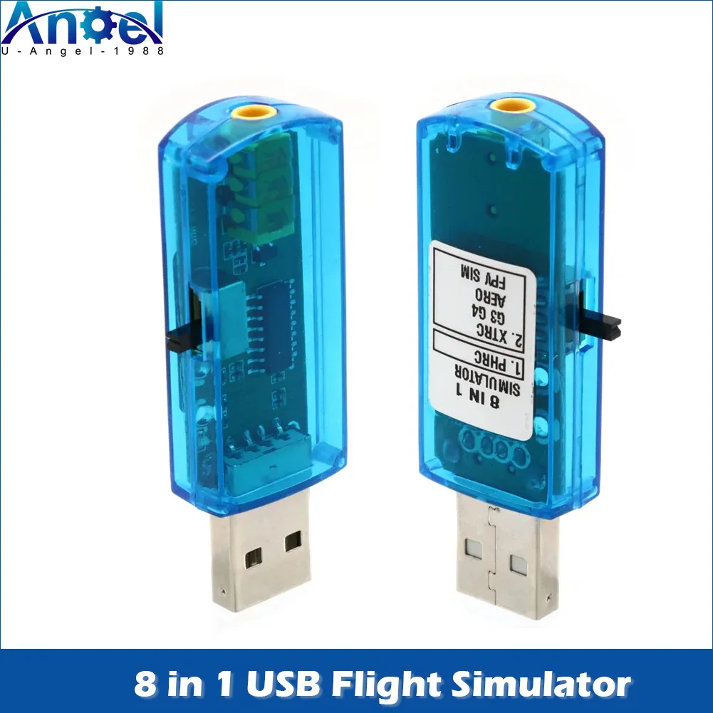 8IN1 8 in 1 USB Flight Simulator Computer Flight Simulator For XTR5 FMS G4 FPV Airplane Helicopter Controller Accessories
8IN1 8 in 1 USB Flight Simulator Computer Flight Simulator For XTR5 FMS G4 FPV Airplane Helicopter Controller Accessories