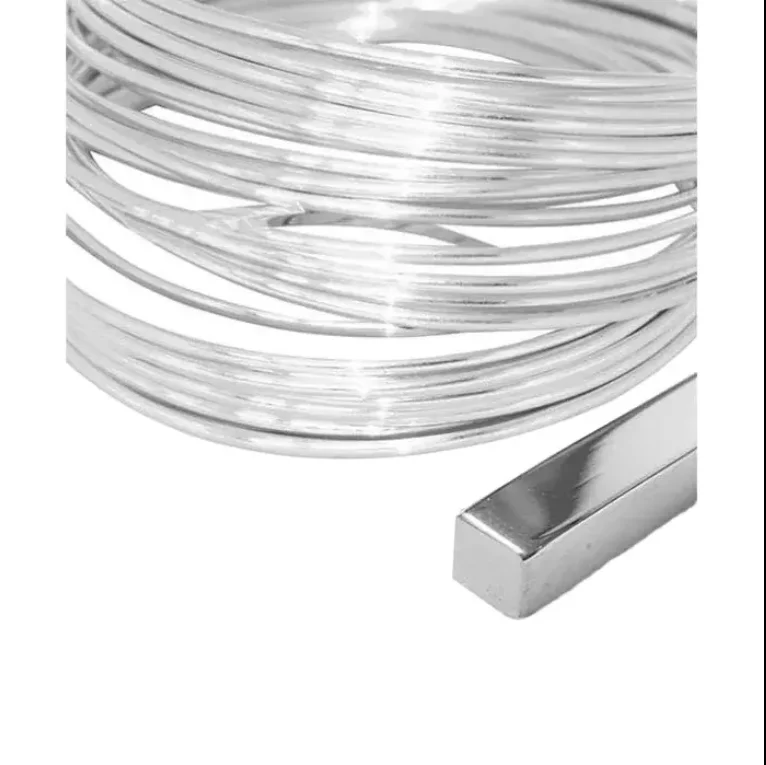 925s Silver wire jewelry making for gift 10cm/strand Square sterling silver wire
925s Silver wire jewelry making for gift 10cm/strand Square sterling silver wire
