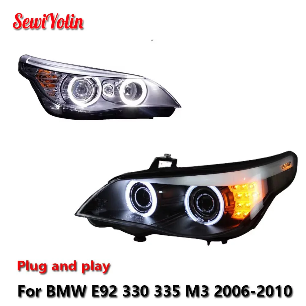 Автомобильные аксессуары, фары, светодиодные для BMW 5 серии E60 2003-2010, ксеноновые DRL, противотуманные фары для прицепа, указатель поворота, Voiture Plug And Play
Автомобильные аксессуары, фары, светодиодные для BMW 5 серии E60 2003-2010, ксеноновые DRL, противотуманные фары для прицепа, указатель поворота, Voiture Plug And Play