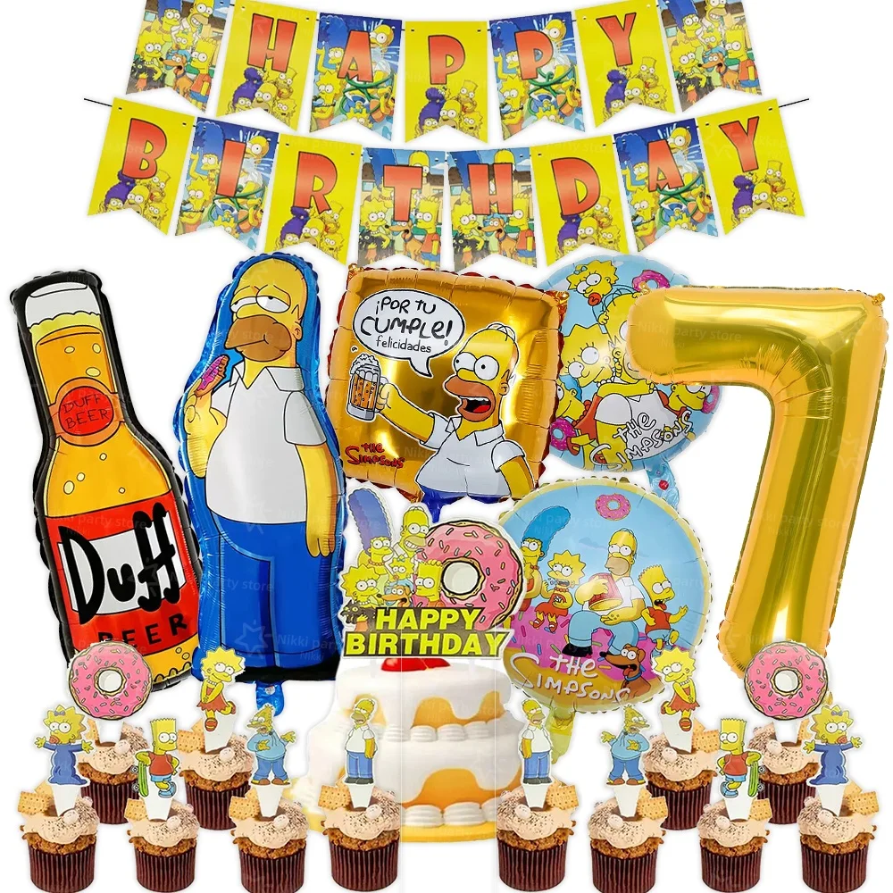 Simpsons Figures the Simpsons Birthday Decoration Party Favors Balloons Backdrop Banner Cake Decoration Baby Showe Gift Toys
Simpsons Figures the Simpsons Birthday Decoration Party Favors Balloons Backdrop Banner Cake Decoration Baby Showe Gift Toys