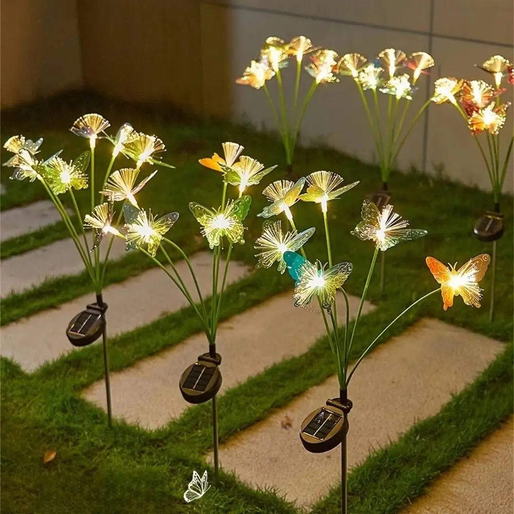 6/8 Head Solar Fiber Optic Flower Light Realistic Simulated Flower Outdoor Solar LED Light Decorative Lighting Waterproof
6/8 Head Solar Fiber Optic Flower Light Realistic Simulated Flower Outdoor Solar LED Light Decorative Lighting Waterproof
