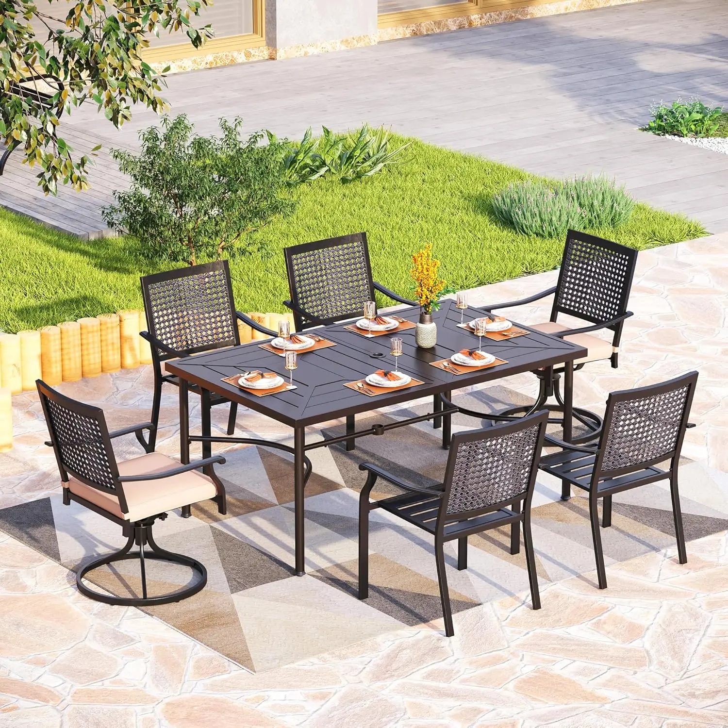 !@Dwoo Patio Furniture Set Outdoor Dining Set Waterproof Dining Furniture 7 Pieces Outdoor Dining Set
!@Dwoo Patio Furniture Set Outdoor Dining Set Waterproof Dining Furniture 7 Pieces Outdoor Dining Set