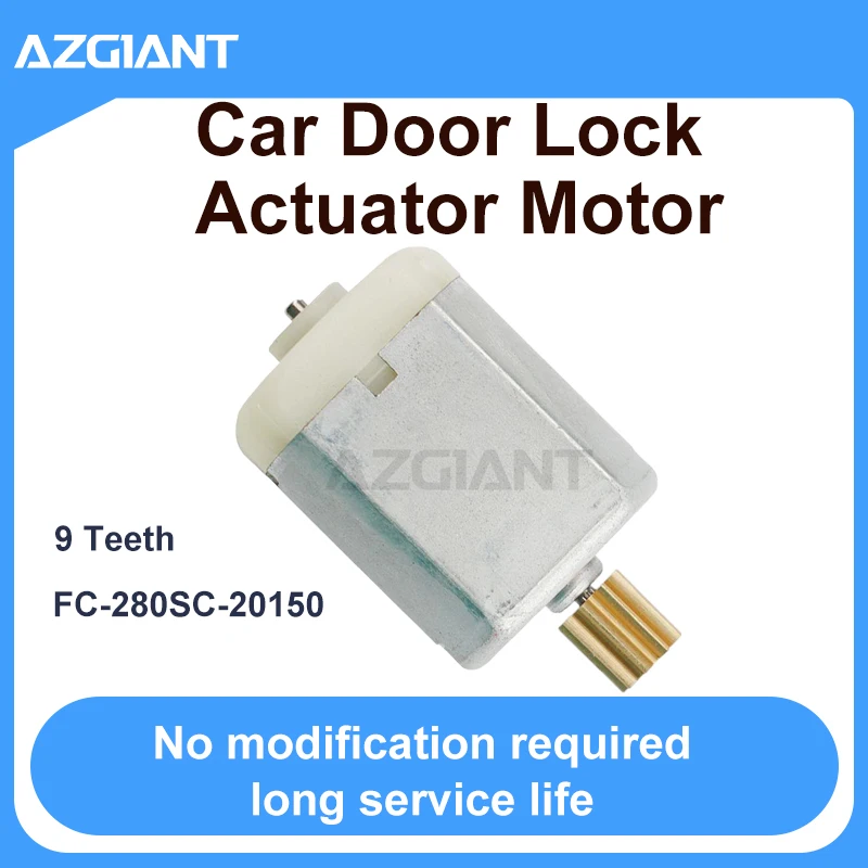 AZGIANT Car Door lock with adjusting motor 9 teeth FC-280SC-20150 For 2005-2011 VW FOX MK1 5Z1 5Z3 5Z4 High-Speed Motor
AZGIANT Car Door lock with adjusting motor 9 teeth FC-280SC-20150 For 2005-2011 VW FOX MK1 5Z1 5Z3 5Z4 High-Speed Motor