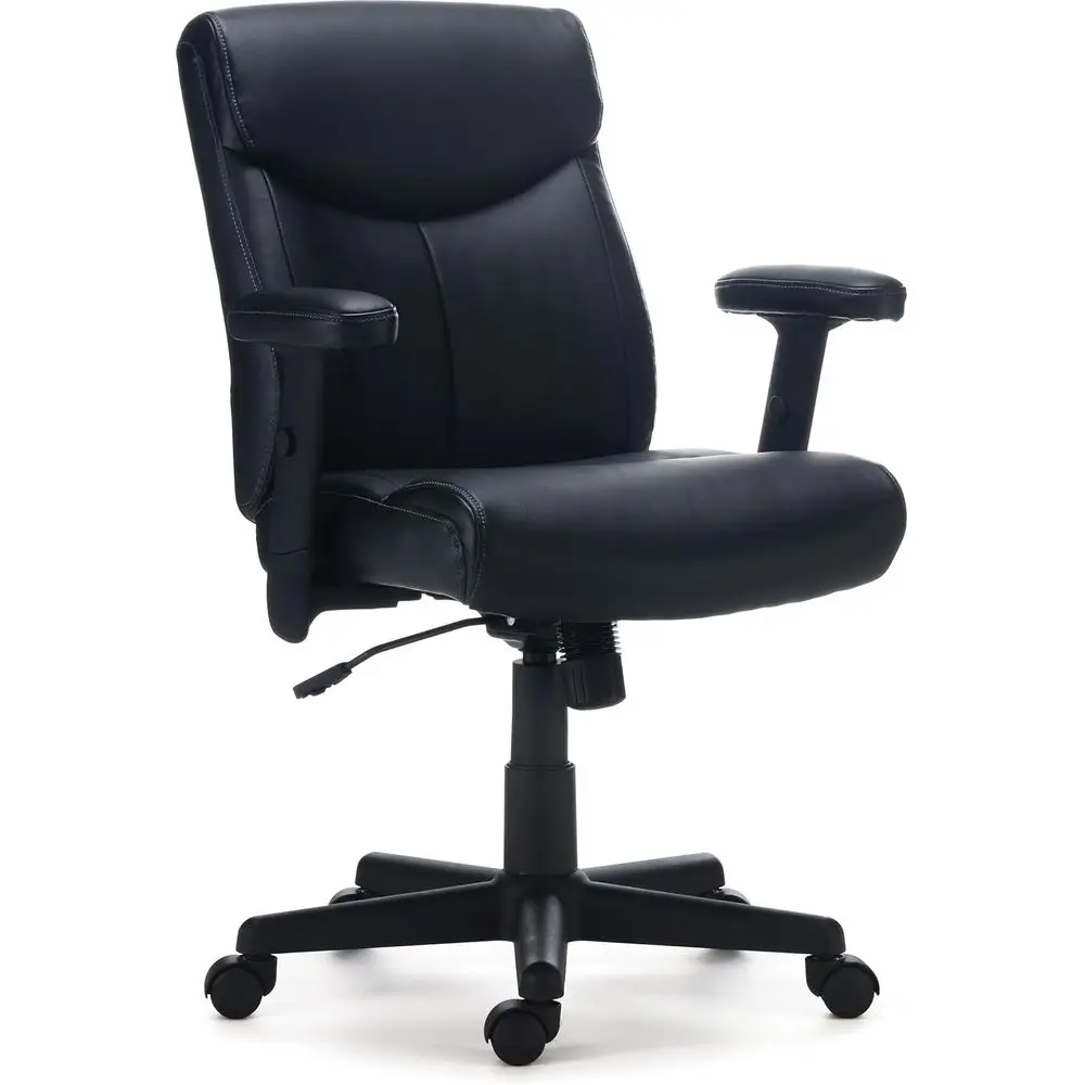 Traymore Ergonomic Manager & Executive Office Chair, Task Desk Swivel with Wheels, Adjustable Height, Luxura Faux Leather, Black
Traymore Ergonomic Manager & Executive Office Chair, Task Desk Swivel with Wheels, Adjustable Height, Luxura Faux Leather, Black