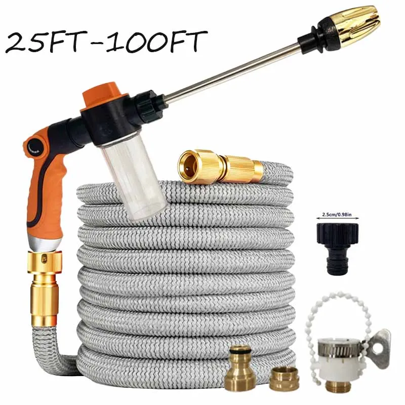 1PC High Pressure Water Gun, Flexible Magic Hose, More Durable, Adjustable Spray, Used For Lawn Irrigation
1PC High Pressure Water Gun, Flexible Magic Hose, More Durable, Adjustable Spray, Used For Lawn Irrigation